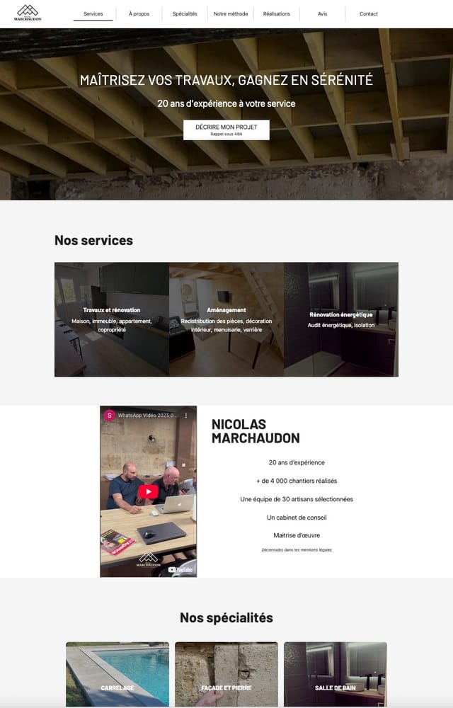 N Marchaudon Rénovation